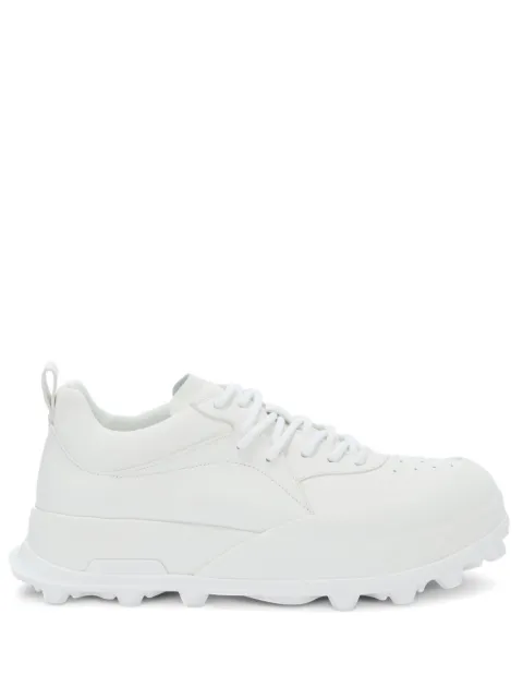 Jil Sander chunky panelled leather sneakers White J32WS0040P6244