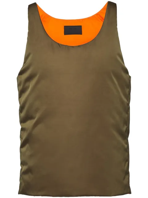 Prada Re-Nylon down vest Brown SGC386S2321WQ8