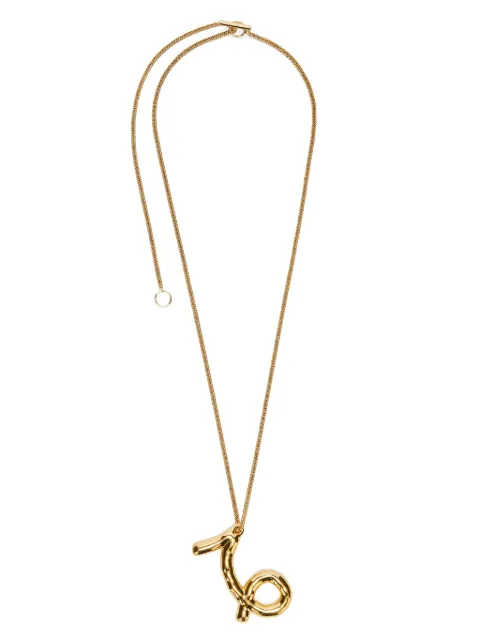 Jil Sander zodiac-sign pendant necklace Gold J11UU0023J12015