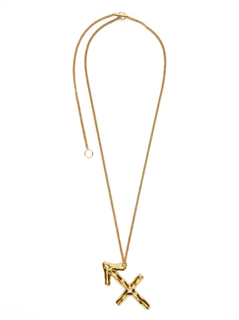 Jil Sander zodiac-sign pendant necklace Gold J11UU0023J12015