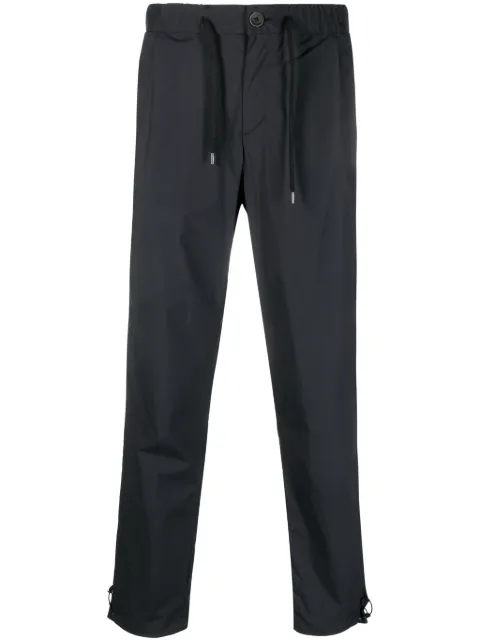 Herno Resort drawstring-waist tapered trousers Blue PT00002UR12431S