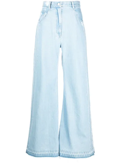 TTSWTRS Zoe wide-leg cotton jeans Blue BLUTR004W