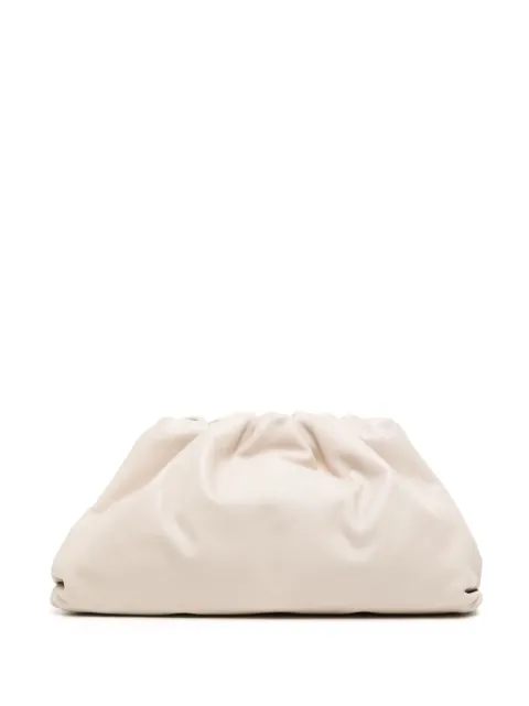 Bottega Veneta Pre-Owned gathered detailing clutch Neutrals DPVCBOTPOUCH7355