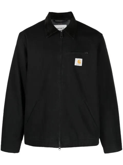 Carhartt WIP corduroy-collar shirt jacket Black I015264