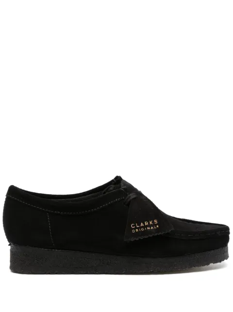 Clarks Wallabee suede shoes Black 26155522