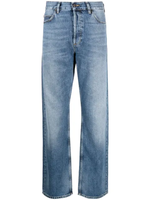 Carhartt WIP mid-rise straight-leg jeans Blue I02302901WJ