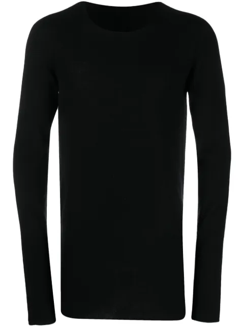 Isaac Sellam Experience distressed-detail cashmere jumper Black CORROMPU
