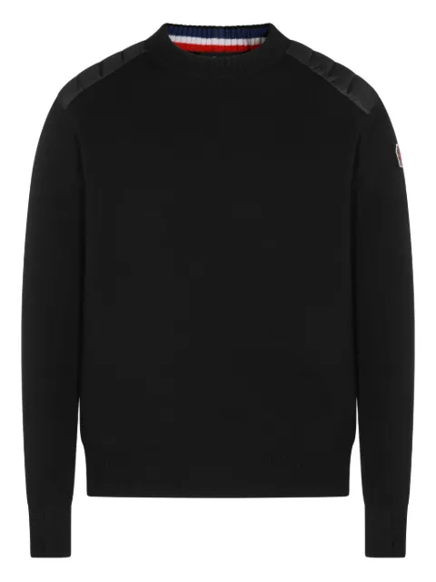 Moncler Grenoble Mountain logo-patch wool jumper Black I20979C00004M1122