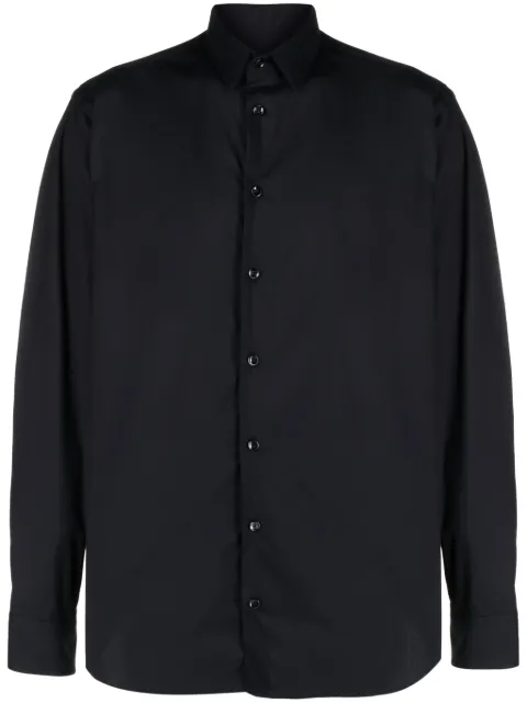 Giorgio Armani long-sleeved button-up shirt Blue 8WGCCZ97TZ517