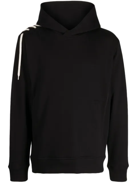 Craig Green lace-up detailing hoodie Black CGAW23CJEHDY01