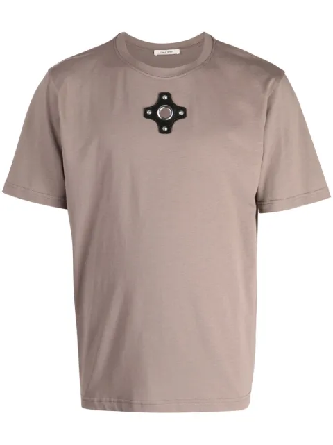 Craig Green short-sleeve organic-cotton T-shirt Brown CGAW23CJETSS18