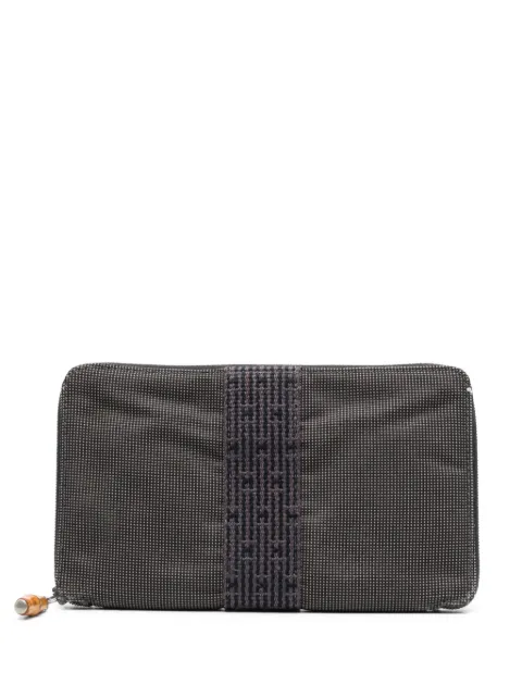 Hermès Pre-Owned 2000s pre-owned Herline zip-around wallet Black 1501246