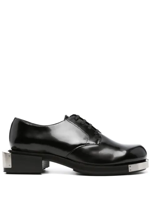 GmbH Nazim engraved-logo derby shoes Black NAZIMDERBY