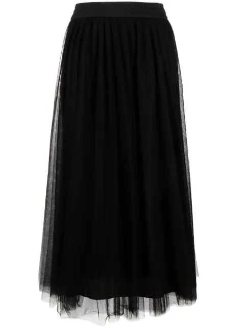 Fabiana Filippi layered tulle skirt Black GNDP04F4190000X870