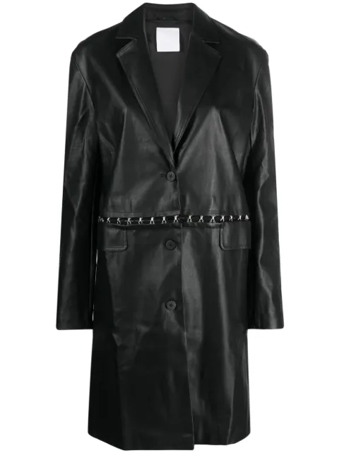 Paris Georgia faux-leather jacket Black PG500