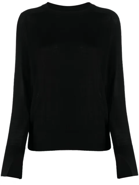 Calvin Klein fine-knit wool jumper Black K20K205777