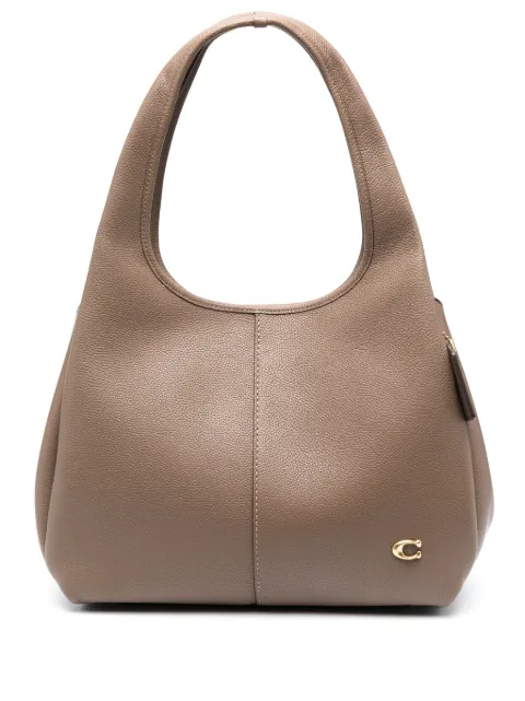 Coach Lana pebbled-leather tote bag Brown CM544