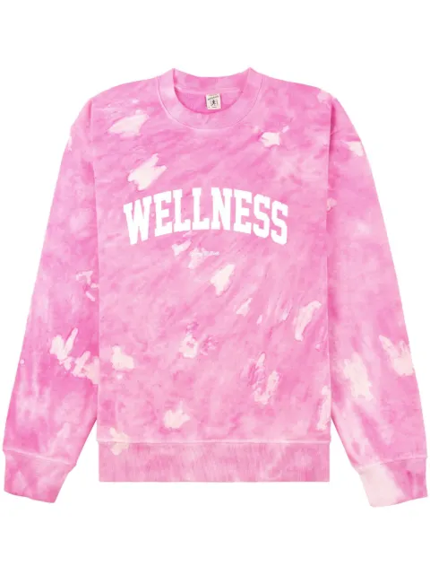 Sporty & Rich Wellness tie-dye sweatshirt Pink CR952TF