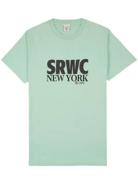 Sporty & Rich SRWC 94 cotton T-shirt Green TS844THTHYMEBLACK