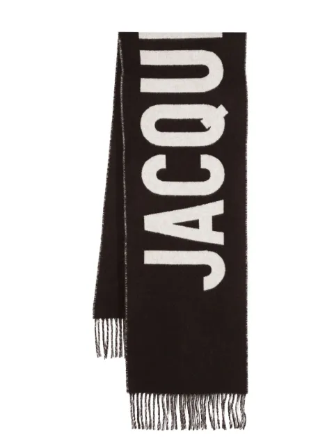 Jacquemus The Jacquemus scarf Brown ACU00435AOT4001