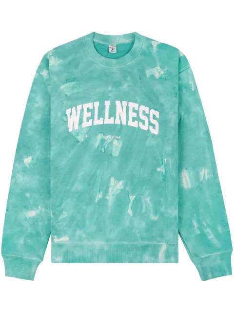 Sporty & Rich Wellness tie-dye sweatshirt Green CR952TA