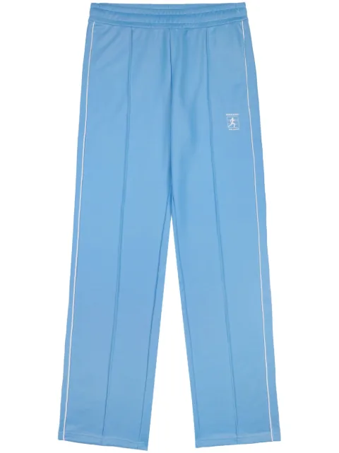 Sporty & Rich Runner logo-print track pants Blue PA861AT