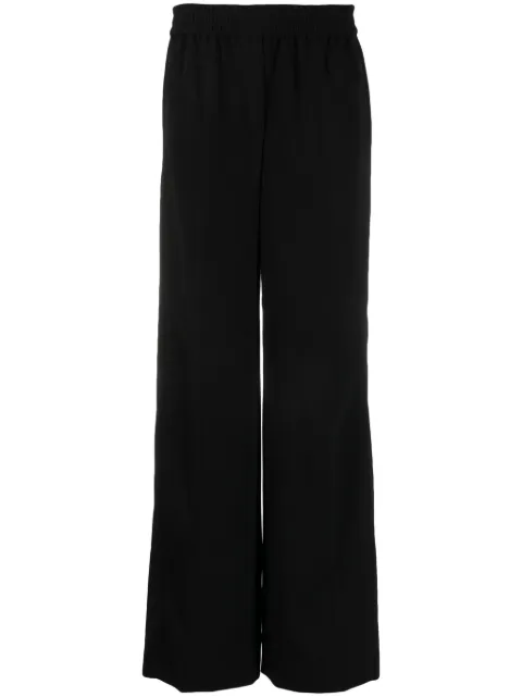 Calvin Klein wide-leg twill-weave trousers Black K20K205857