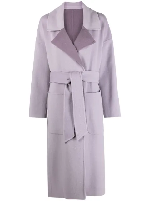 Calvin Klein Df wool reversible wrap-coat Purple K20K205855