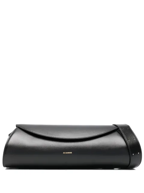 Jil Sander large Cannolo leather shoulder bag Black J08WD0051P4840001