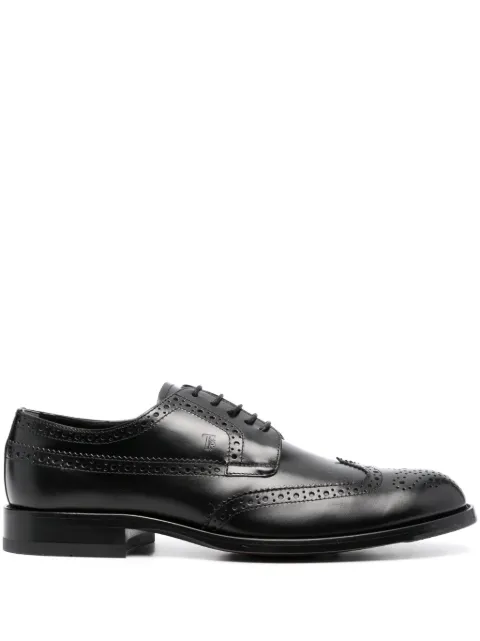 Tod's polished-finish lace-up brogues Black XXM01E0O530MG2B999
