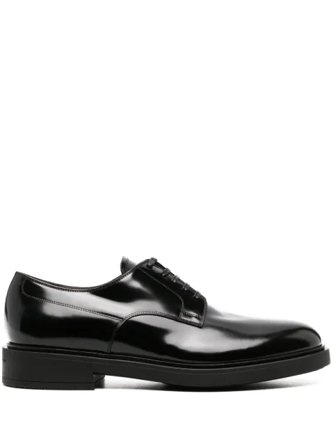 Gianvito Rossi polished-finish oxford shoes Black U2525020GOMSRA