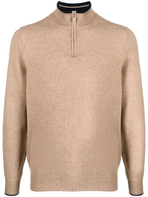 Fedeli Favonio fine-knit cashmere jumper Neutrals 6UI08411B