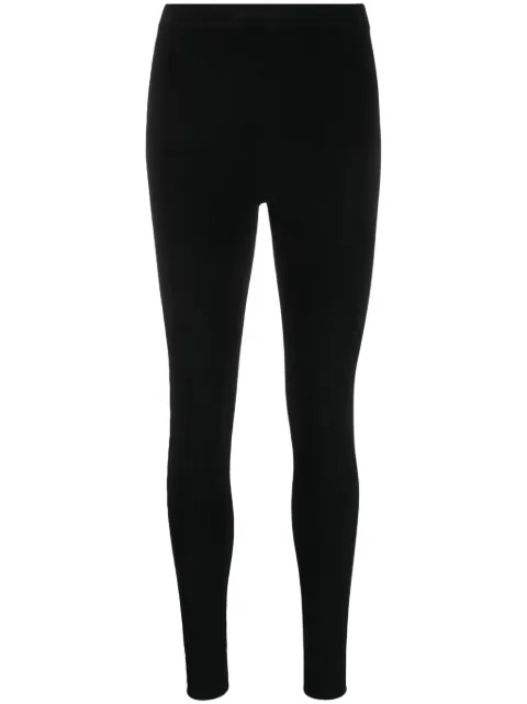 Rabanne logo-waistband leggings Black 23AMPA274ML0236