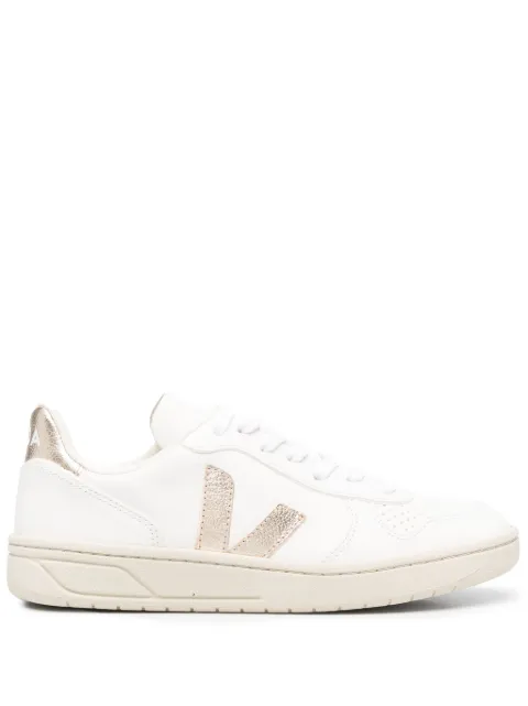 VEJA V-10 ChromeFree leather sneakers White VX0502935