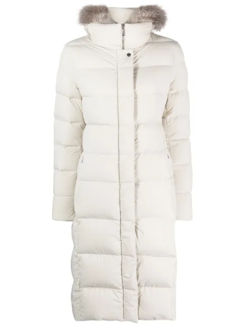 Moorer Zagarakn padded coat Neutrals ZAGARAKN
