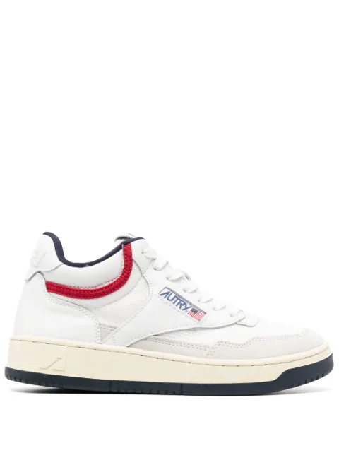 Autry Open Mid lace-up sneakers White AOMWCE05