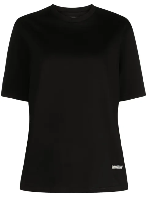 Jil Sander logo-embellished cotton T-shirt Black J02GC0109J20073