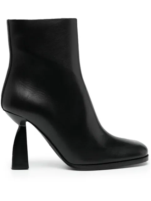Nodaleto sculpted-heel ankle boots Black NO121022