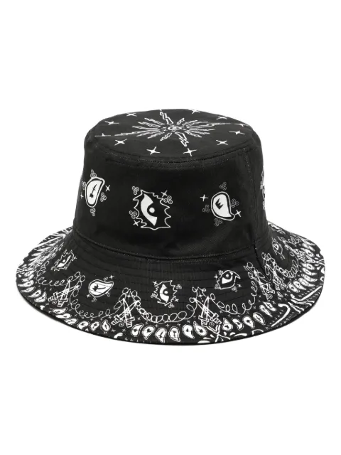 Haculla Paisley reversible bucket hat Black HA02BDH09