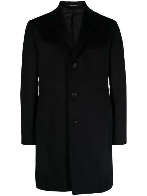 Tagliatore Bruce felted wool coat Black CFBM13XA50017