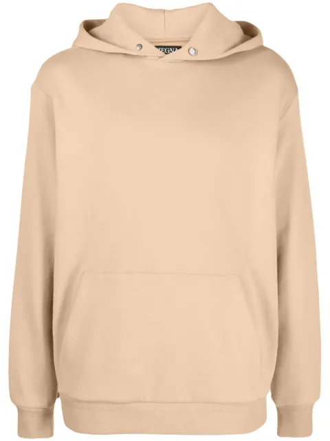Zegna slouchy-hood cotton blend hoodie Neutrals UC520A6C852