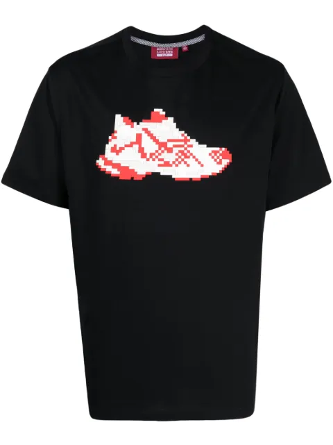Mostly Heard Rarely Seen 8-Bit Red Runner cotton T-shirt Black MHEB02BDT11
