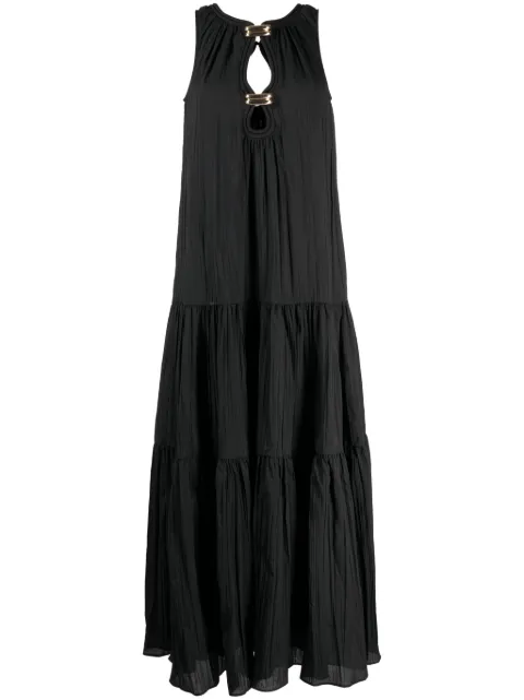 Acler Conara cut-out maxi dress Black AS2310091D
