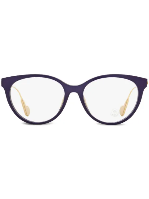 Moncler Eyewear Pantos cat-eye frame glasses Purple ML5071