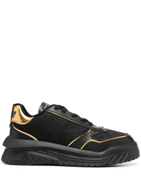 Versace Odissea chunky leather sneakers Black 10081241A08728
