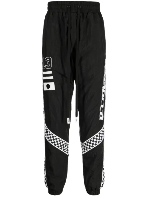 Haculla Racer Overload logo-print track pants Black HA02BDB04