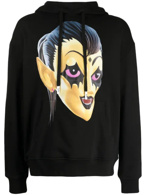 Haculla Golden Lady graphic-print hoodie Black HA02BDKH07