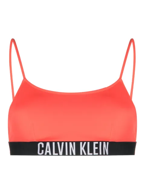 Calvin Klein bralette-style bikini top Red KW0KW01965