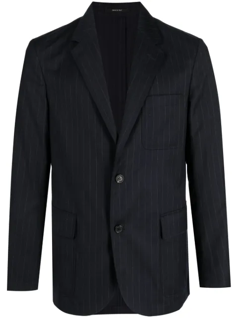 Dunhill pinstripe single-breasted blazer Blue DU23FBJ69A8