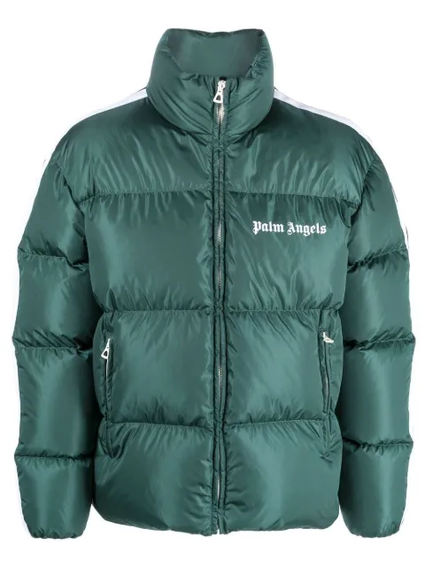 Palm Angels Classic padded down jacket Green PMED019C99FAB0015501